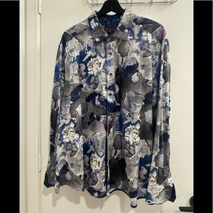 ROBERT GRAHAM - ABSTRACT BUTTON DOWN SHIRT
